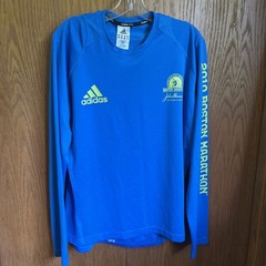 Adidas 2010 Boston Marathon Long Sleeve Participant Shirt Climacool Men’s Large