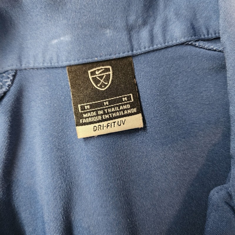 Nike Golf Sphere Dry Polo Mens Size XL Short Sleeve Shirt Blue Golfer 198608 gallery