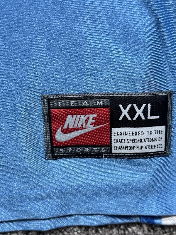 Vintage Nike UNC North Carolina Tar Heels Team Jersey Size 2XL VTG 90s USA NCAA gallery