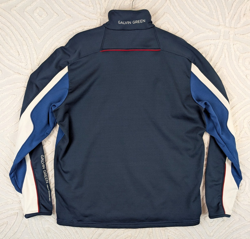 Galvin Green 1/4 Zip Golf Pullover Mens XL Blue Insula Technology Thermal gallery