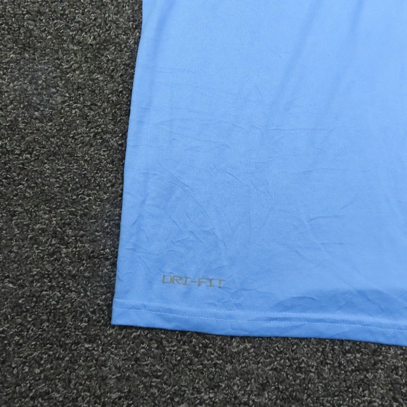 Nike Shirt Mens Small Blue Dri-FIT Lacrosse Athletic Tee Breathable Gym gallery