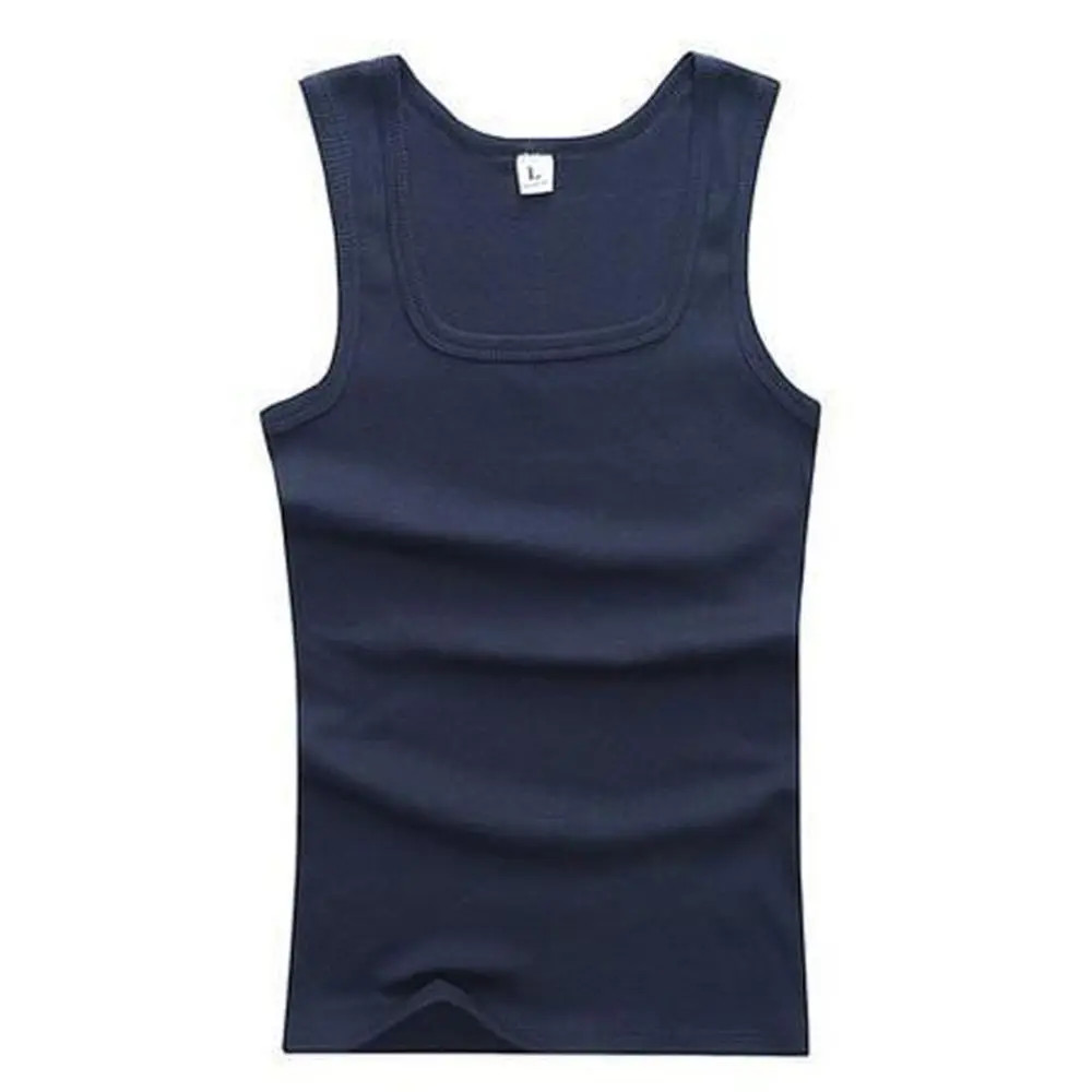 Hot Sale Summer Male clothes Women Basic Elastic tank top Pure Cotton Sleev gallery