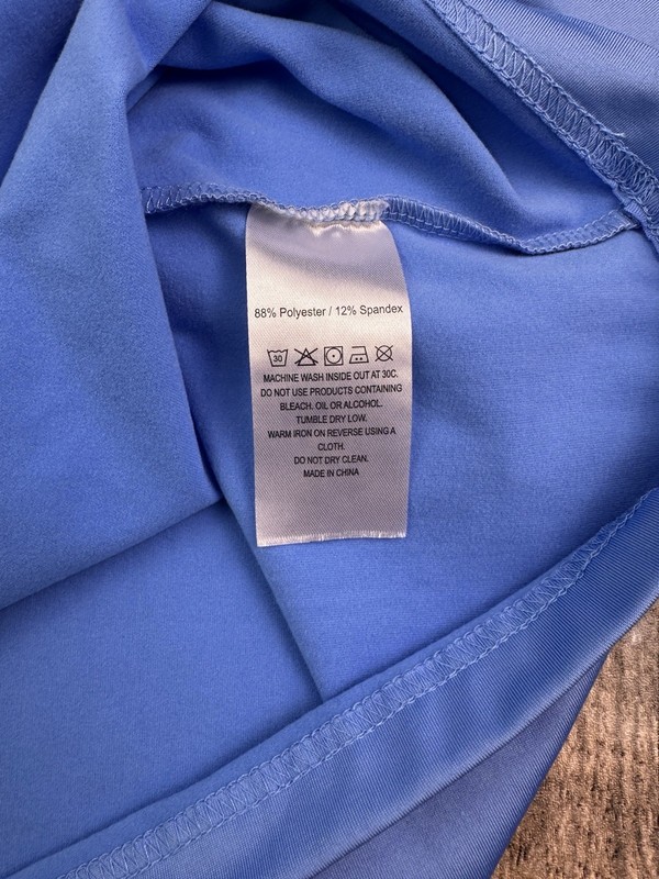 Maelreg Performance 1/4 Zip Pullover Men’s L Blue Stretch Athletic Top gallery