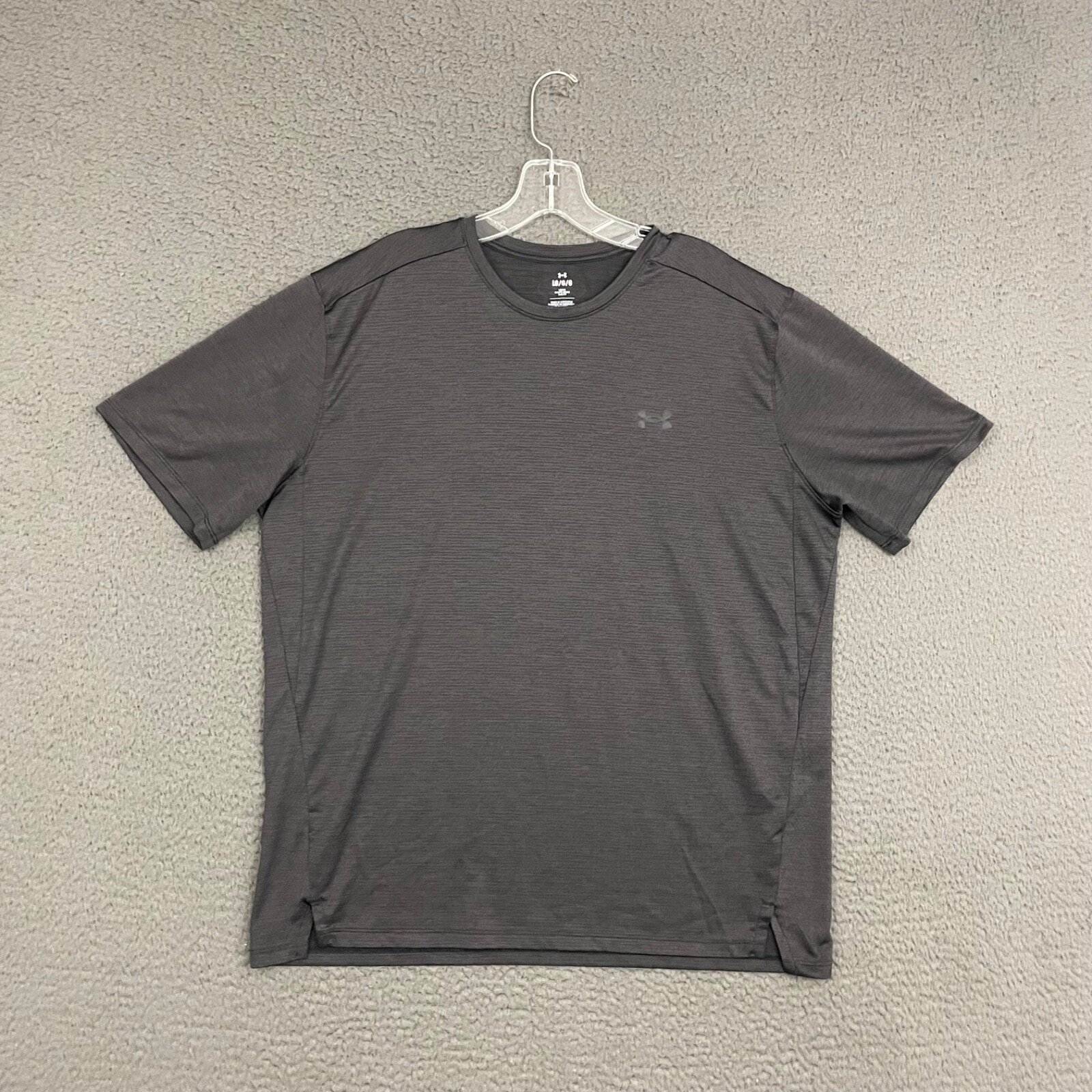 Under Armour Shirt Mens Large Loose Fit Gray Activewear Workout Gym Sports Dad gallery