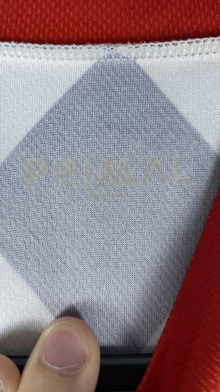 Primal Cycling Jersey Mens Large Red Black White CAN Community Health Full Zip gallery