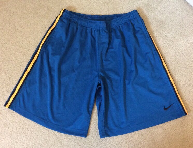 Mens Nike Athletic Shorts Turquoise Blue Orange Black XXL gallery