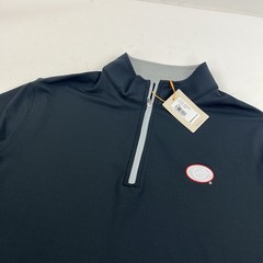 NEW Peter Millar Black 1/4 Zip Performance Pullover Size Large Georgia Bulldogs