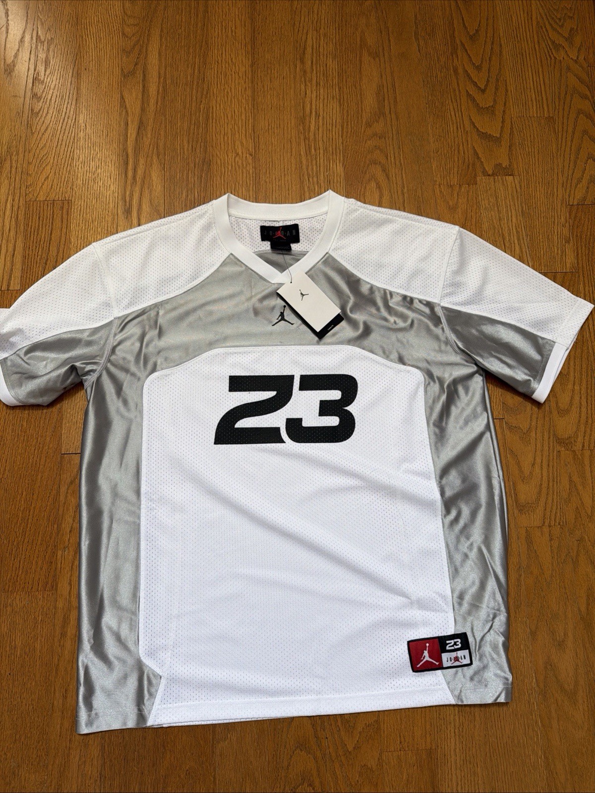 Nike Jordan Mens Flight Short Sleeve Jersey Top Man Jersey White IF1913-100 gallery