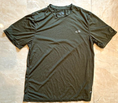 Champion C9 Duo Dry Men’s Medium Camo Green Short Sleeve Running Athletic Shirt