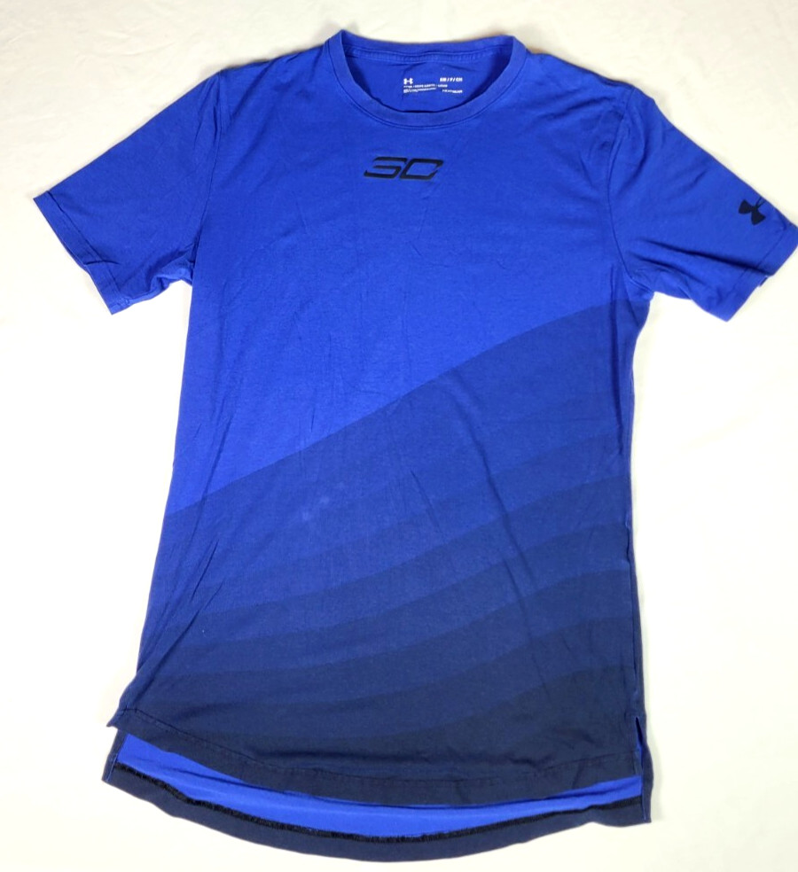 Under Armour x Steph Curry Shirt Mens S Blue Basketball SC gallery