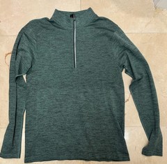 Men’s Lululemon Metal Vent Tech 3/4 Medium Weight Size Medium EUC