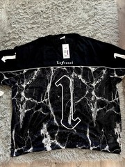 PUMA x LaFrancé Written in Chrome Men’s Football Jersey Black XXL 632022-01v 2XL