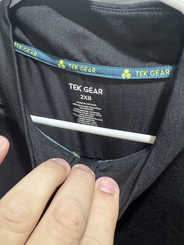 TEK GEAR Lot 4 Men's Big & Tall 1/4 Zip Mock Neck Pullovers 2XB/2XLT gallery