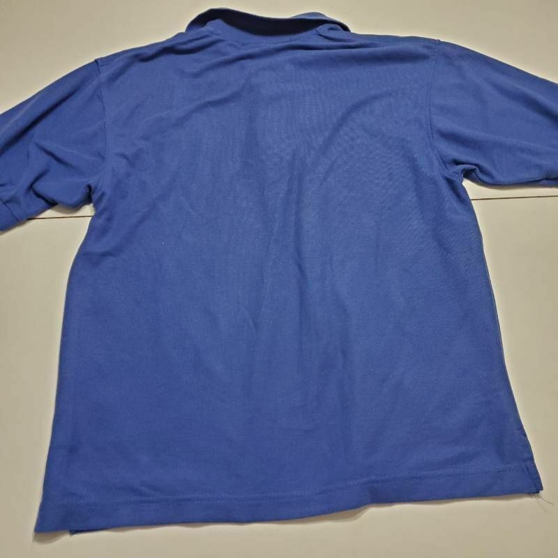 Port Authority Mens Activewear Polo Shirt Blue Nation Shakers Collar Side Slit S gallery