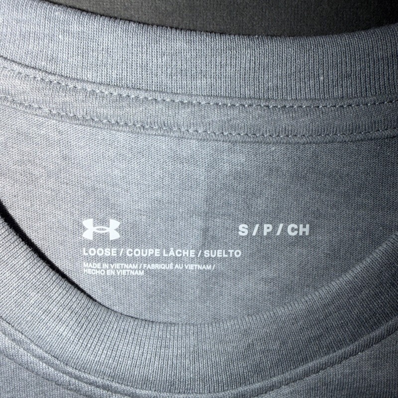 Under Armour 1329286 UA GRAY Left Chest Cut-Off Tank Top Men's Size S gallery