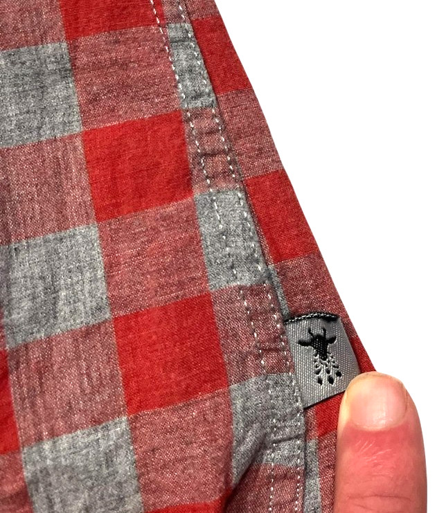 AMERICAN TALL Red/Gray PLAID BUTTON-UP SHIRT Outdoor Hike Dress Men's MT Medium gallery