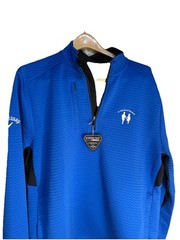 Callaway Weather Series 1/4 Zip Pullover Mens Large Thermal Lined Stretch Logo