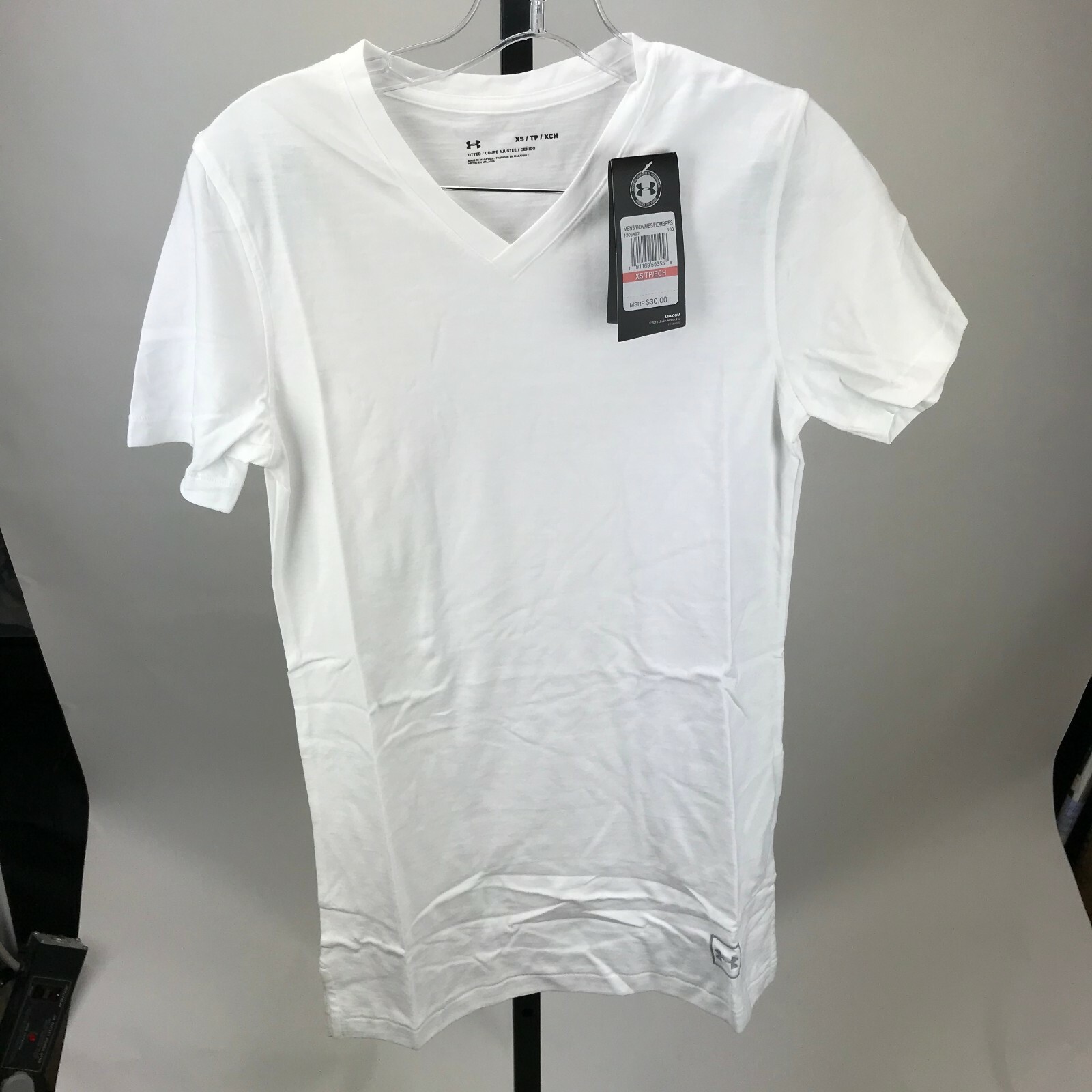 Under Armour Sportstyle Core V Neck Tee X-Small gallery