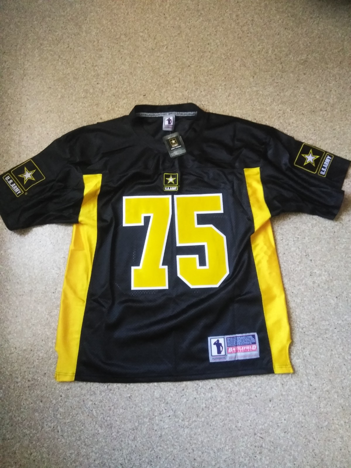 Men's Size Medium Army Strong Football Jersey Battlefield Collection 1775 gallery