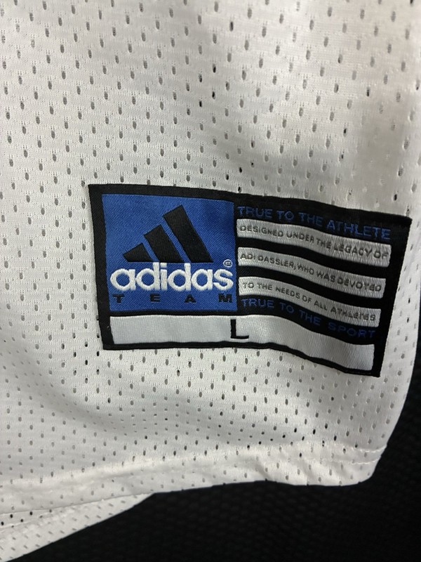 Vintage Adidas Shirt Mens XL White Mesh Team Baseball Jersey Button Up 90s Y2K gallery