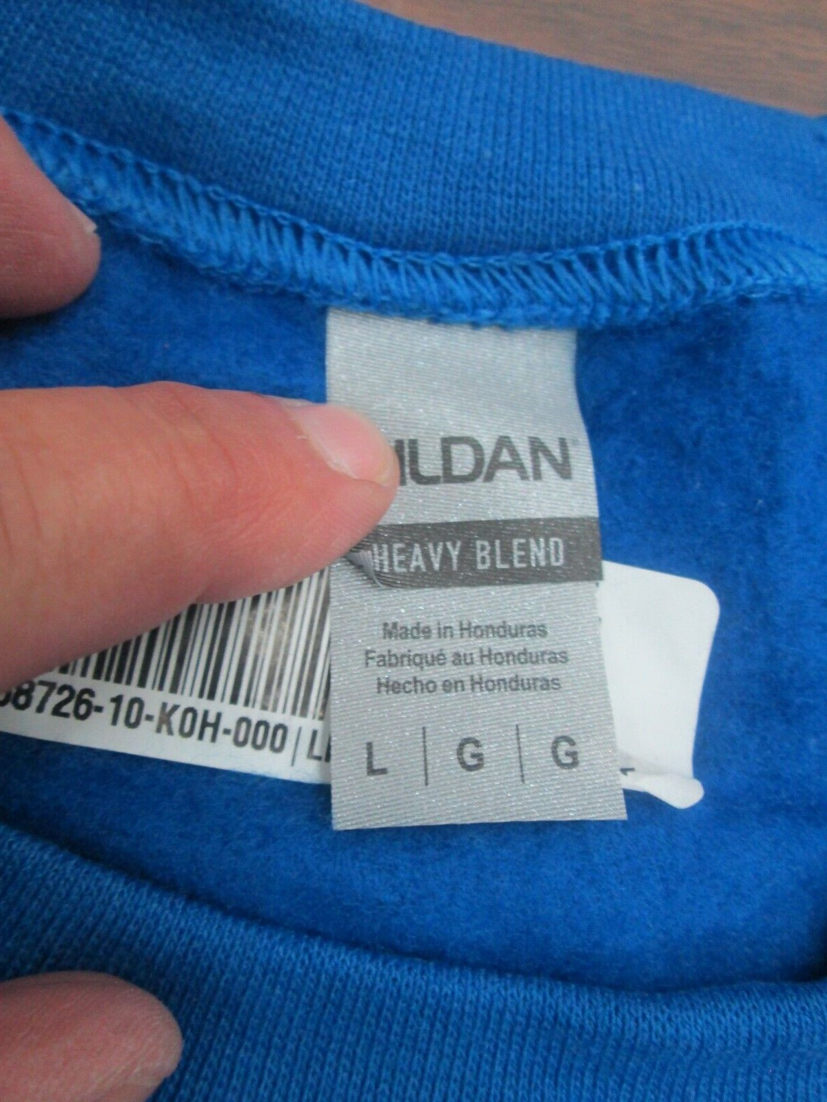 Sweatshirt crew neck Large Royal Blue Teacher School Students Gildan NEW 7 gallery