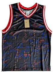NWT NIKE Dri-Fit Men’s Basketball 🏀 Jersey Multi Color Size Large (MSRP $79.00)