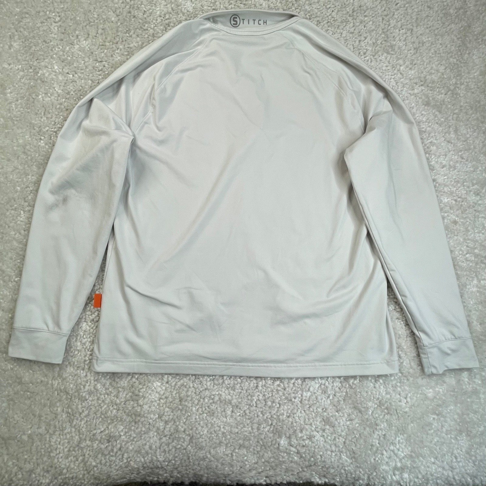 Stitch Golf Shirt Mens Large Gray Pullover Performance 1/4 Zip Golf Jacket gallery