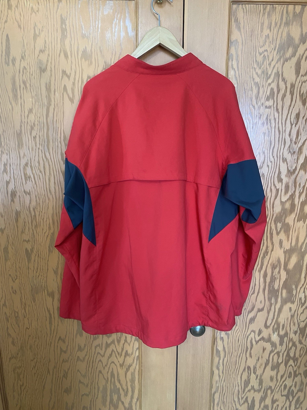 Nike Ken Griffey Jr 1/4 Zip Pullover Swingman Logo Mens XL MLB Baseball Red gallery