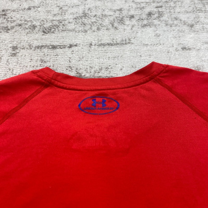Under Armour Spiderman Shirt Extra Large Red Hero Superhero Peter Parker Marvel gallery