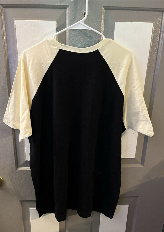 Next Level 6051 Unisex 3/4-Sleeve Raglan Triblend Colorblock T-Shirt BlackXL New gallery