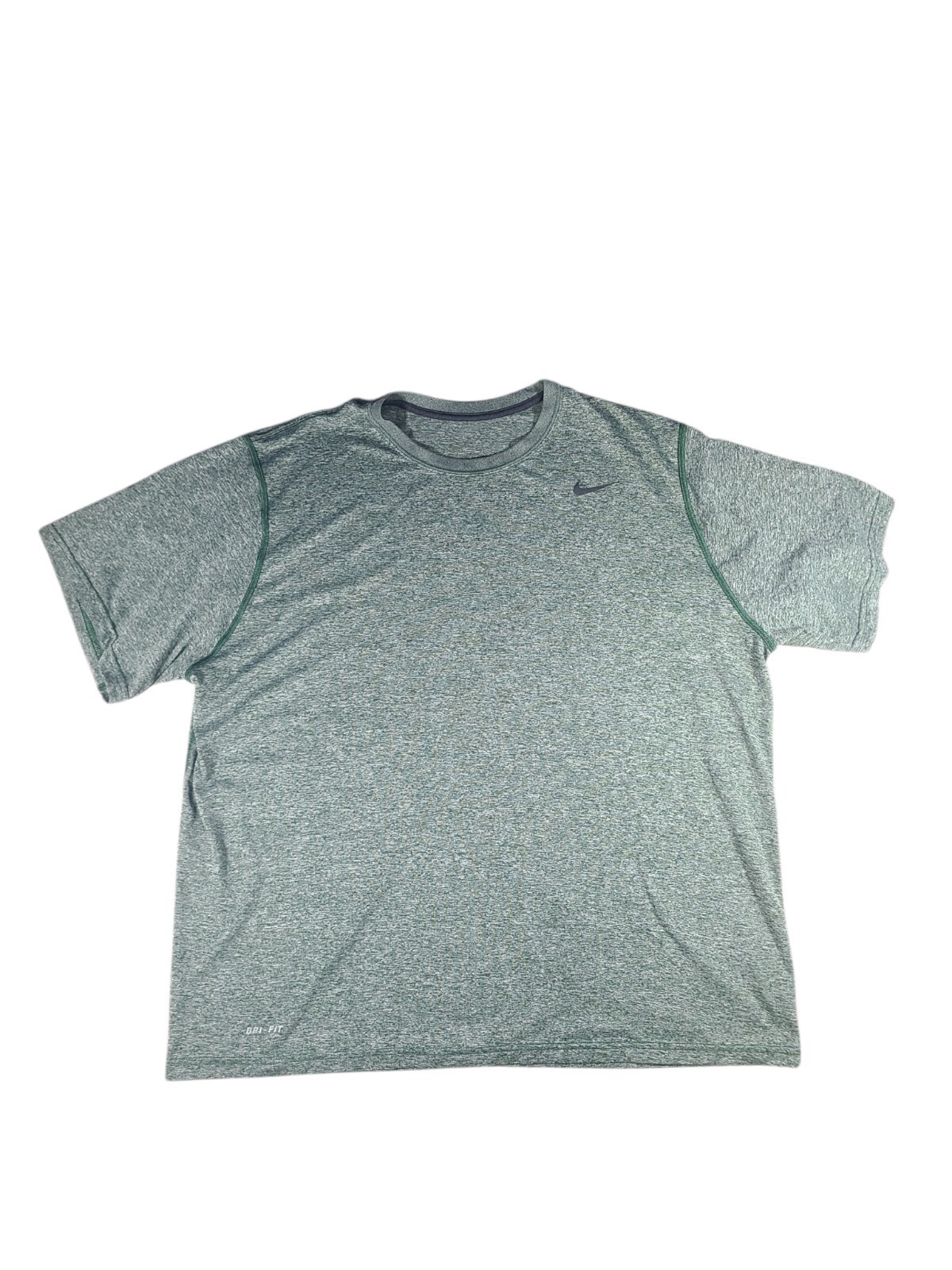 Nike Dri-FIT Green Heather Performance Athletic Training T-Shirt Men's 2XL gallery