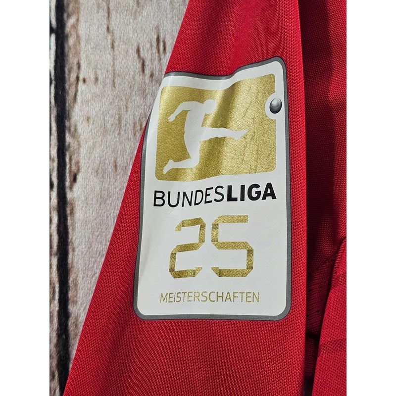Adidas Bayern Munchen Vidal home Jersey Large Red Long Sleeve Bundesliga Soccer gallery