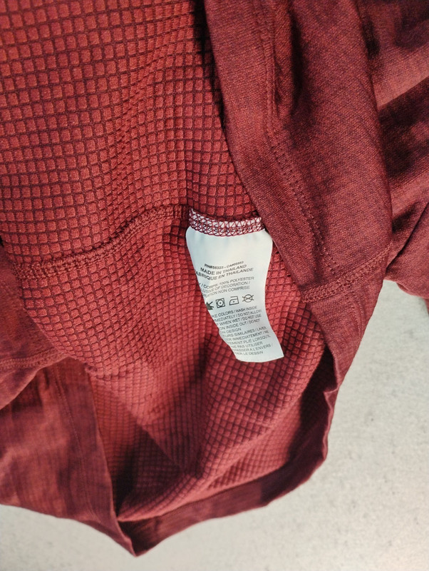 Nike Dri-FIT Pacer 1/2-Zip Running Shirt Mens Medium Cinnamon Red Long Sleeve gallery