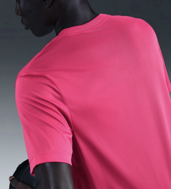NWT Men's LARGE Nike DRI-FIT LEGEND FITNESS T-SHIRT Rush Pink Matte Silver Hot gallery
