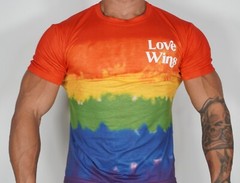 MEN’S RAINBOW SHIRT LARGE