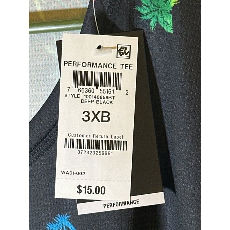 Ideology Mens Palm Trees Performance Active Tank Top, Size 3XLB, NWT gallery