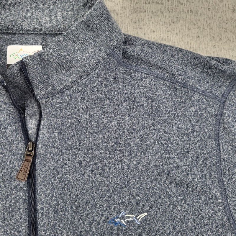 Greg Norman 1/4 Zip Pullover Mens Medium Performance Heather Embroidery gallery