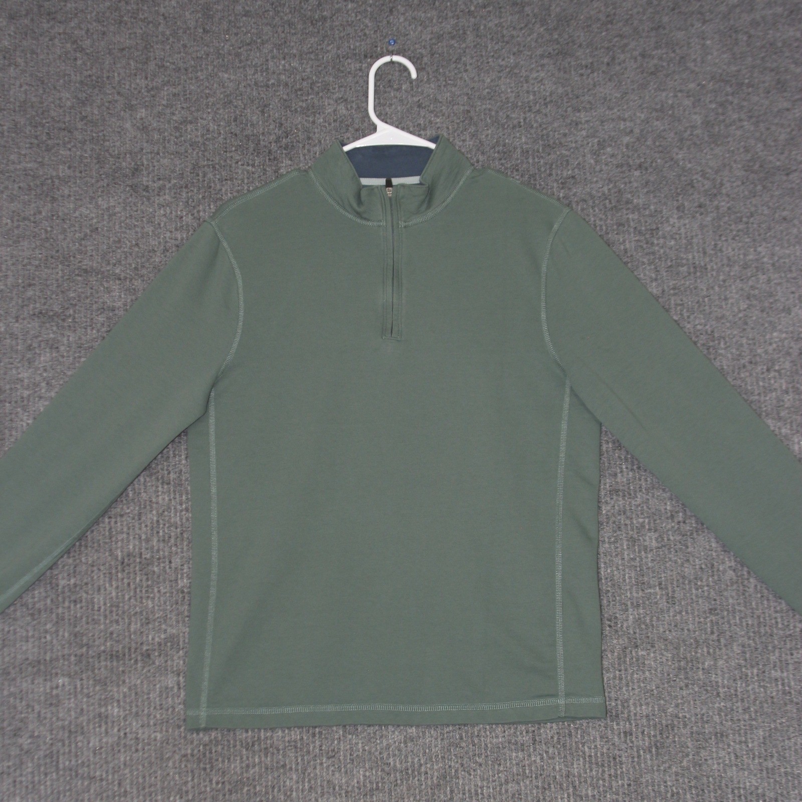 J Crew Pullover Mens S Green Performance Quarter Zip Long Sleeve Sports gallery