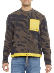 Spyder Reebok Shirt Mens XL Camo Lounge Fleece Pocket Skater Drawcord msrp $89