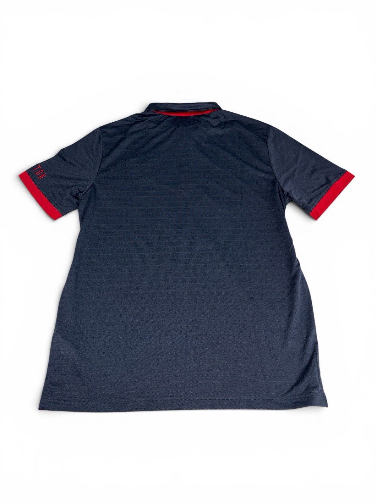 Houston Texans NFL Team Apparel Polo Shirt Mens Large Blue Red NWT Football gallery