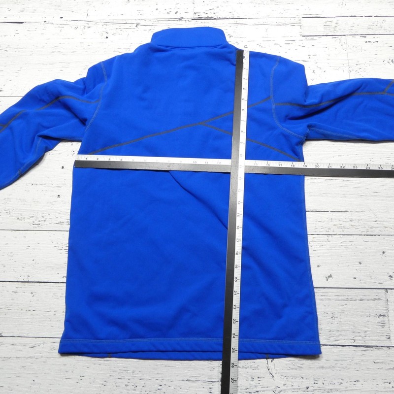 Swix Pullover Mens Medium Blue Fleece 1/4 Zip Long Sleeve Ski Mid Layer Top gallery