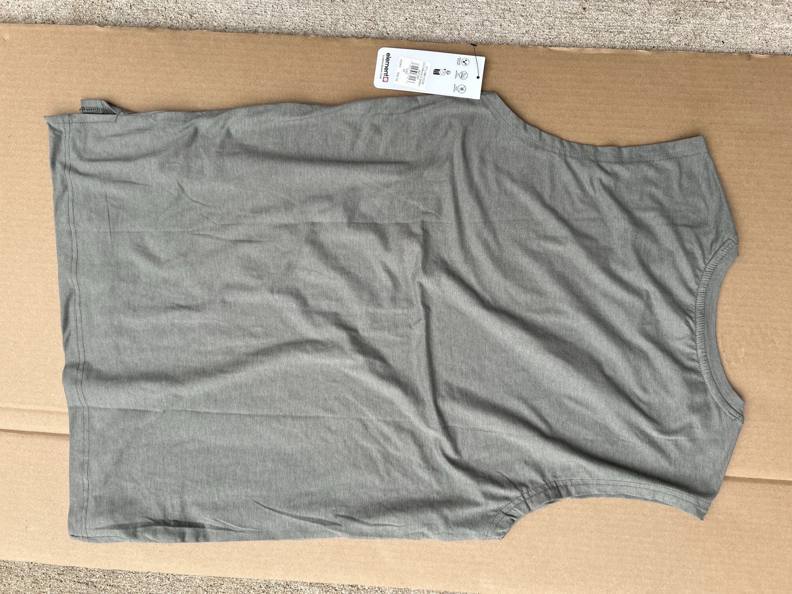 Element Active Tank Top Men’s Size M Moisture Wicking AGAVE GREEN HEATHER gallery