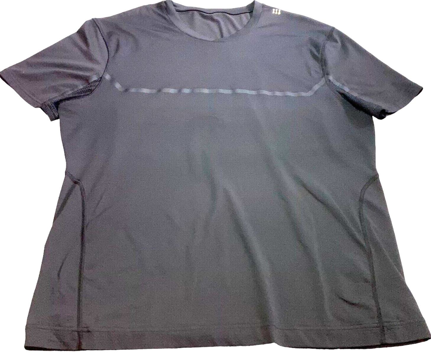 Lululemon Men LIGHT AS AIR? Short Sleeve Shirt Black No tag See. Measurements gallery
