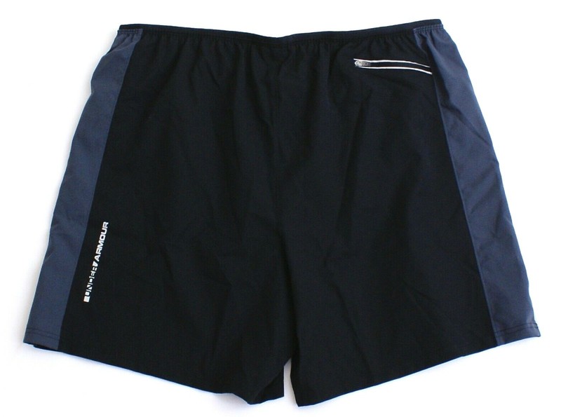 Under Armour Coolswitch Black Brief Lined Running Shorts Men's NWT gallery