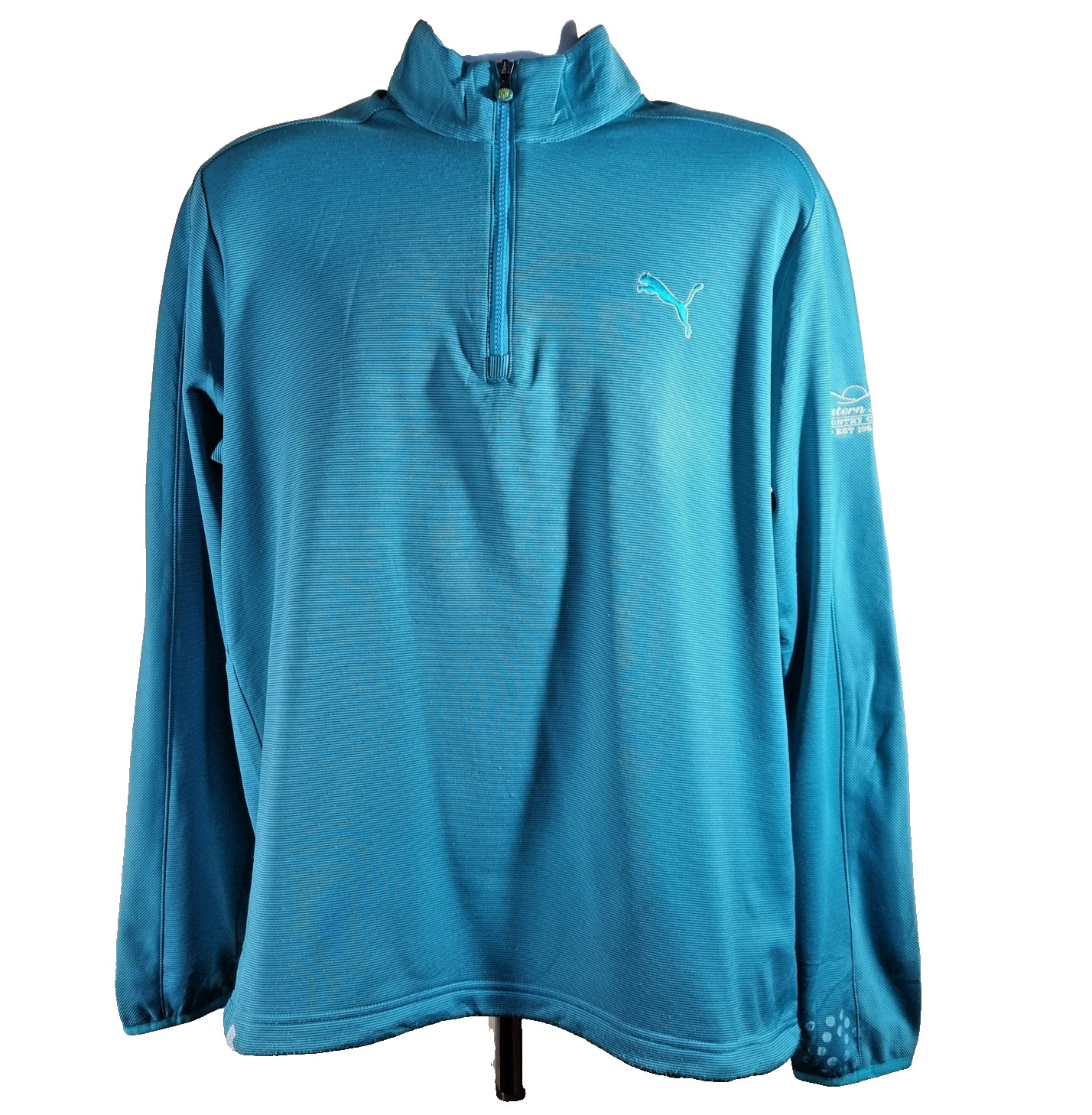 Puma Half Zip Top Men's Size Large Long Sleeve Western Hills Country Golf Club gallery