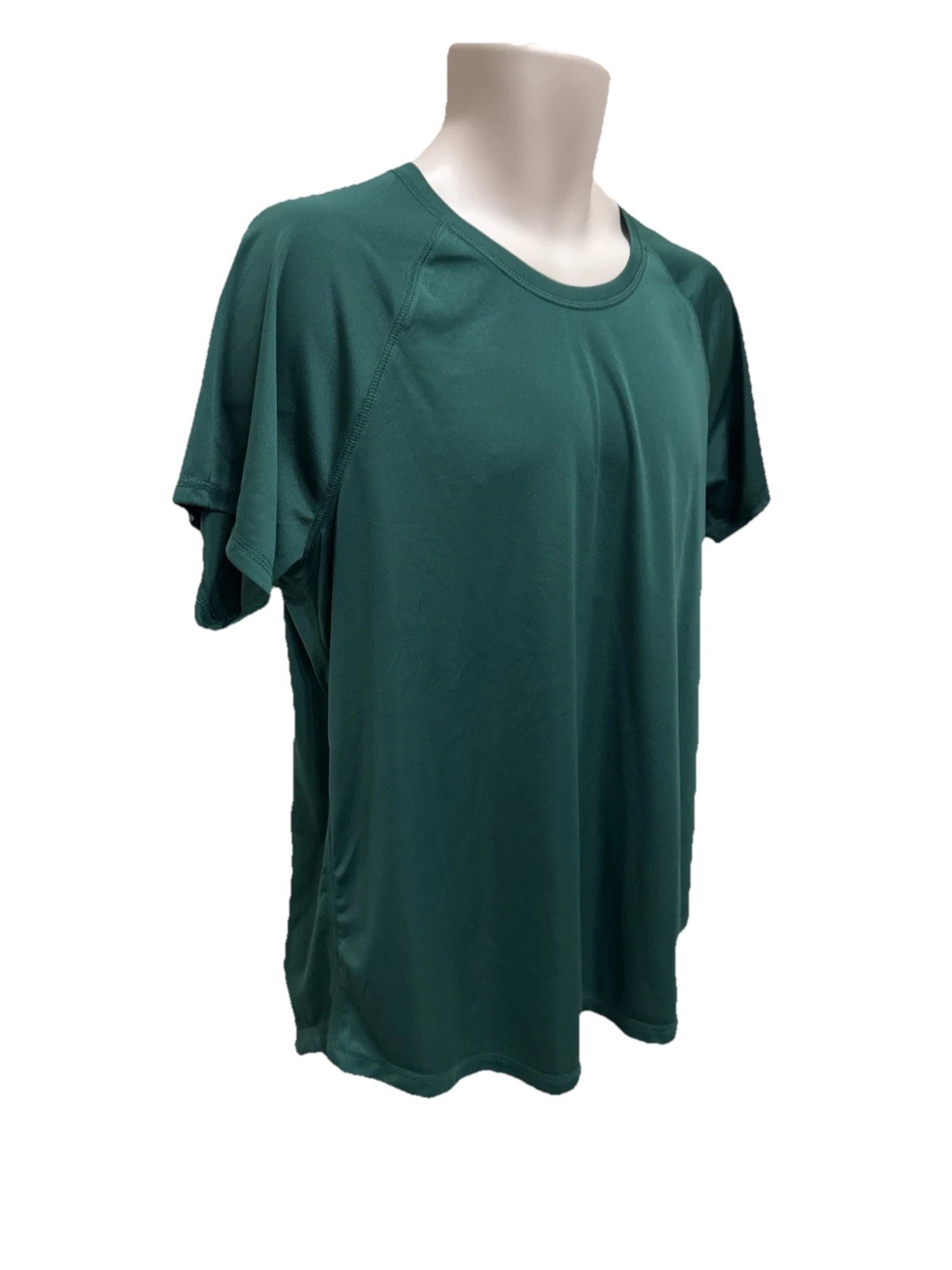 Tek Gear Dry Tek T Shirt Mens XL Green Athletic Workout Performance Tee Gym Wear gallery