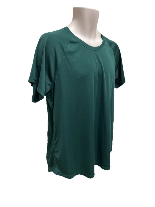 Tek Gear Dry Tek T Shirt Mens XL Green Athletic Workout Performance Tee Gym Wear gallery
