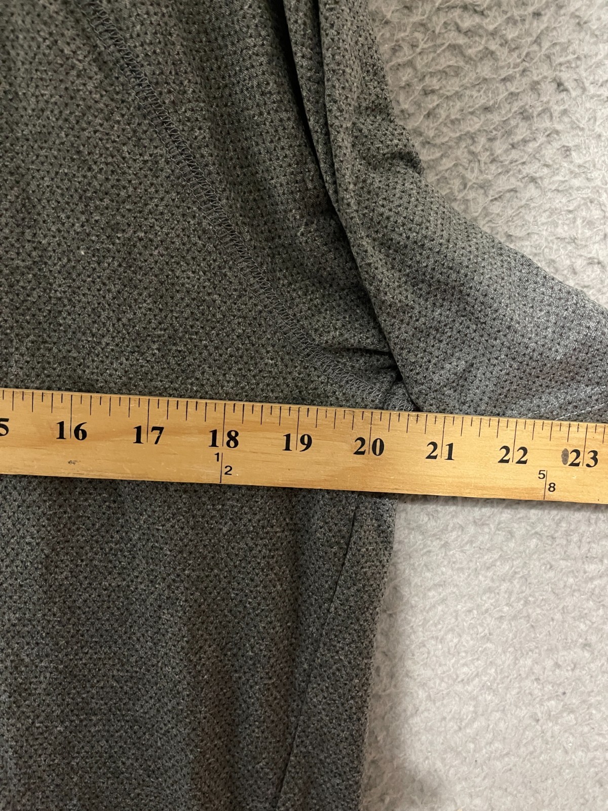 Glacier Performance Men's Shirt Size Medium Gray Short Sleeve Running Polyester gallery