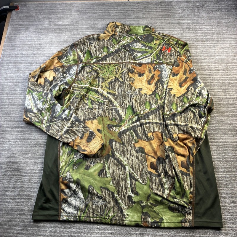 Under Armour Sweater Mens 3XL XXXL Scent Control Camo Hunting Heatgear gallery