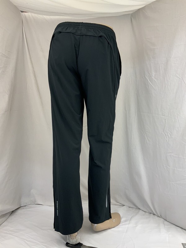 Under Armour All Season Pants Medium Black Poly Spandex Ankle Zip EUC YGI Q1-344 gallery